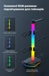 RGB-підставка для геймпадів і навушників HS-P5S049 з USB і Type-C, тримач для 4 контролерів і гарнітури, RGB-підсвічування, чорний - зображення 9