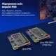 Док-станция для PS5 / PS5 Slim / PS5 Pro с охлаждением, зарядкой 2 контроллеров, RGB подсветкой, USB и держателем для наушников - изображение 4