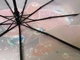 Зонт автоматический женский Flagman складной с принтом орхидеи бордовый антиветер - изображение 6