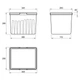 Система сортировки отходов Muller Easy Fit для ящиков 600мм (15L+20L), Н=270мм, графит (11994) - изображение 3