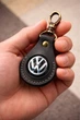 Брелок Volkswagen ручная робота натуральная кожа 50мм - изображение 3