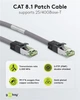 Патч-корд Goobay RJ45 SFTP8.1 0.25m patch AWG24 D=8.2mm LSOH 4PPoE сірий(75.05.5134) - зображення 4