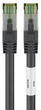 Патч-корд Goobay RJ45 SFTP8.1 0.5m patch AWG24 D=8.2mm LSOH 4PPoE чорний(75.06.6720) - изображение 1