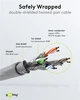 Патч-корд Goobay RJ45 SFTP8.1 0.25m patch AWG24 D=8.2mm LSOH 4PPoE сірий(75.05.5134) - зображення 6