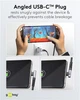 Кабель пристроїв Goobay USB Type-C M/M 0.5m (USB2.0) 60W 90° Shield Textile чорний(75.06.4658) - зображення 7