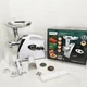 Мясорубка Rainberg RB-675 3800W с соковыжималкой, электрическая с насадками для шинковки. Цвет: белый - изображение 5