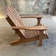 Шезлонг ДУБОВИЙ від RELAX WOOD (ADIRONDACK) для тераси , саду , басейну , натуральне дерево - зображення 2