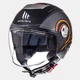 Мотошолом MT Helmets City Eleven Tron Matt Black Fluor Orange L - зображення 2