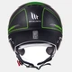 Мотошолом MT Helmets City Eleven Tron Matt Black Fluor Green S - зображення 4