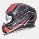 Мотошолом MT Helmets Thunder 3 SV TRACE Matt Black/Red S - зображення 1