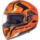 Мотошолом MT Helmets Atom SV-DIVERGENCE G1 GLOSS FLUOR ORANGE 3XL - зображення 3