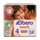 Детские подгузники-трусики Libero Touch Pants размер 4 (7-10 кг), 29 шт * 2 пачки Детские одноразовые подгузники с индикатором влаги и защитой от протечек Памперсы трусиками пантс для детей - изображение 1