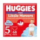 Детские подгузники-трусики Huggies Little Movers Pants для мальчиков, размер 5 (12-17 кг), 2*68 шт Детские одноразовые подгузники Pants с индикатором влаги и сухостью до 12 часов Памперсы трусиками пантс для детей - изображение 2