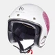 Мотошолом MT Helmets Le-Mans SV love Gloss Pearl White Fushia Red 3XL - зображення 3