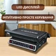 Электрогриль Grunhelm G1817 с сенсорным управлением и съемными антипригарными пластинами Контактный гриль с 10 автоматическими режимами 1800Вт - изображение 2