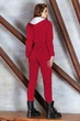 Жіночий комбінезон з тринитки на флісі з капюшоном Seventeen L-XL Червоний (2000000161976) - изображение 2