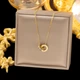 Кулон двойное кольцо в стиле Bvlgari (Gold) - изображение 2