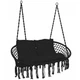 Крісло підвісне гойдалка гамак двомісне Bonro B-097 чорний - зображення 2
