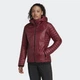 Жіноча трекінгова куртка TERREX TECHROCK PRIMALOFT INSULATED PADDED H55935 пуховик зручний в похід з капішоном темно червоного кольору Розмір S - зображення 1
