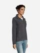 Толстовка на молнии утепленная на флисе без капюшона женская Sol's Nova Women 00587370 XL Темно-серая (3660731140474) - изображение 6