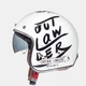 Мотошлем MT Helmets Le-Mans SV Outlander Gloss Pearl White Black M - изображение 1