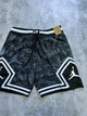 Мужские спортивные шорты Dri-FIT рисунок черные летние XXL - изображение 3