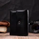 Женский кошелек с монетницей из натуральной кожи ST Leather 19481 Черный - изображение 7