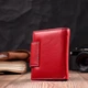 Яскравий шкіряний гаманець для жінок з монетницею ST Leather 19448 Червоний - зображення 8