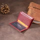 Визитница-книжка ST Leather 19218 Бордовая - изображение 8