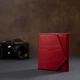 Женский кожаный кошелек GRANDE PELLE 11365 Красный - изображение 7