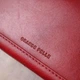 Кожаный женский кошелек Grande Pelle 11576 Бордовый - изображение 8