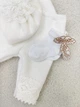 Костюм из альпаки для девочки Family Tradition альпака с вышивкой 68 см белый Шоколадная мечта - изображение 4