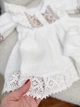 Костюм из альпаки для девочки Family Tradition альпака с вышивкой 68 см белый Шоколадная мечта - изображение 5