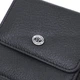 Компактный женский кошелек с карманом для монет из натуральной кожи ST Leather 22690 Черный - изображение 5