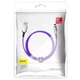 Кабель Baseus Zinc Magnetic Cable USB to Lightning 2A 1м (CALXC-H05) Purple - зображення 3