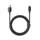 Кабель Baseus Silky Series Fast Charging Data Cable USB to Lightning 2.4A 2м (P10377702113-01) Black - изображение 1