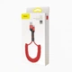 Кабель Baseus Fish Eye Spring Data Cable USB to Type-C 2A 1м (CATSR-09) Red - зображення 7