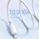 Кабель Baseus Silky Series Fast Charging Data Cable USB to Lightning 2.4A 1м (P10377702213-00) White - зображення 8