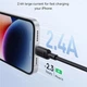 Кабель Baseus Silky Series Fast Charging Data Cable USB to Lightning 2.4A 1м (P10377702113-00) Black - зображення 8