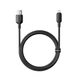 Кабель Baseus Silky Series Fast Charging Data Cable USB to Lightning 2.4A 1м (P10377702113-00) Black - зображення 1