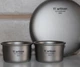 Фляга титанова для алкогольних міцних напоїв Tiartisan titanium 180 мл з титановими чарками 2 шт по 35 мл туристична кругла пляшка подарункова + лійка та чохол - зображення 3