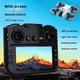 Квадрокоптер M63 WiFi FPV с экраном 4.3", двойная камера, обход препятствий 360°, бесколлекторный дрон - изображение 6