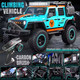 Радіокерована машинка ZLL SG206 PRO 1:20 4WD на пульті керування до 40 км/год, RC позашляховик, щітковий двигун, LED, металевий привід - зображення 6