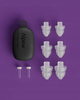 Беруши для концертов Alpine PartyPlug Pro 21 дБ Transparent Multisize (S/M/L) - музыкальные беруши High Fidelity, многоразовые - изображение 2