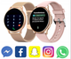 Смарт часы женские Uwatch Smart G35 с черным ремешком для спорта и фитнеса - изображение 10