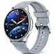 Смарт часы женские Uwatch Smart G35 с серым ремешком для спорта и фитнеса - изображение 1