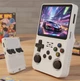 Портативная игровая 3D консоль с HD экраном 4" 720×720p R36S Game Player 15000 игр WiFi 128Гб 1GB DDR3 2500мАч Linux для детей и взрослых ретро Dendy олдскульные игры PS1 PlayStation 1 White - изображение 2