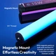 Бездротове студійне світло відеосвітло Ulanzi B15RGB 15W Tube Light 3300mAh 1/4 Black (L208) - зображення 17