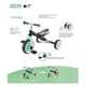 Детский велосипед Globber Learning Trike 2 в 1, мятный (735-206) - изображение 10