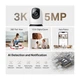 Камера видеонаблюдения Mercusys IP-Камера MERCUSYS MC230 5MP N300 microSD motion detection. AI (MC230) - изображение 3